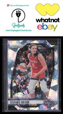 2024 Panini Prizm WNBA #34 Stefanie Dolson Ice Prizms Washington Mystics