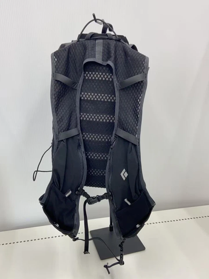 Black Diamond Nylon Backpack in GRY Check - Image 3 of 4