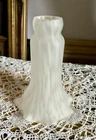 Vintage White Lily Flower Blown Glass Lamp Shade Replacement Tiffany Style 6.25”