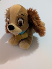 Disney Lady and the Tramp Lady Plush Dog Disney Store Stuffed Animal 8 Inch