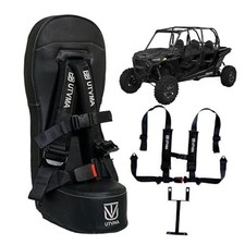 RZR 1000 and 900 2014-2023 Bump Seat with 4-Point Harness Kids Seat Black