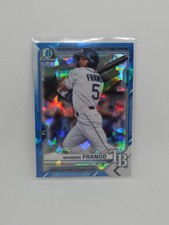 2021 Bowman Sapphire Edition - Chrome Prospects Wander Franco #BCP-57 (RC)