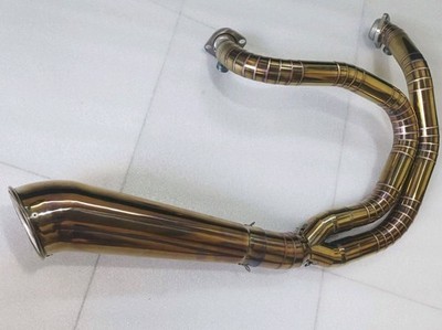 Harley Dyna 2 into 1 Exhaust Fits FXDL,Street Bob, Super Glide 1993 2017