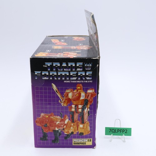 Rampage W/Box 100% Complete Vintage Hasbro G1 Transformers UNUSED STICKERS NM - Picture 9 of 11