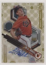2018 Bowman High Tek Prospects Gold Rainbow Diffractor 49/50 DL Hall Auto 1kk