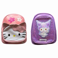 Hello Kitty  Kuromi Mini Zipper Backpack Set