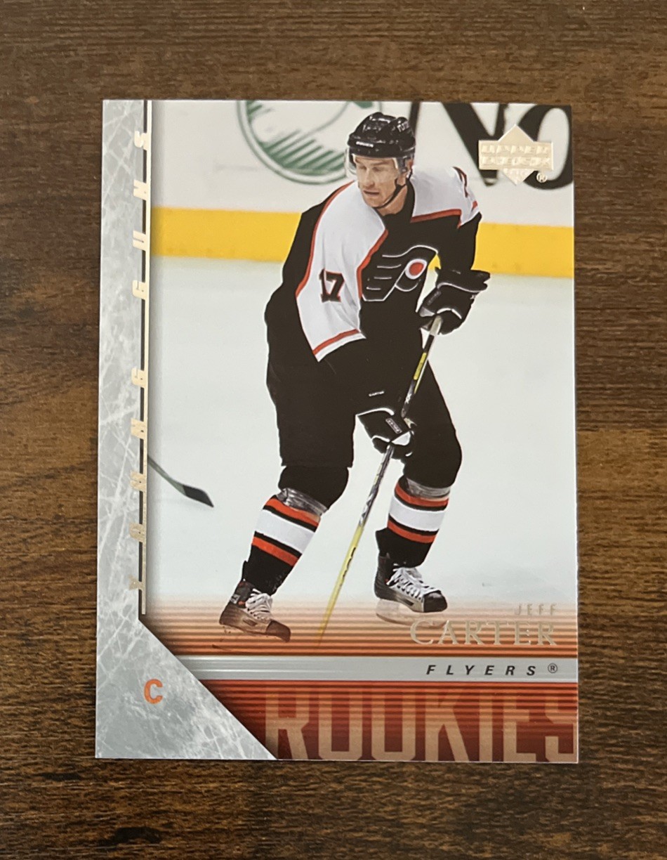 2005-06 Upper Deck Series 2 #444 Jeff Carter Young Guns Rookie Flyers RC