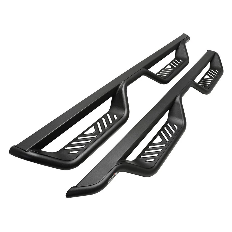 For Toyota 4Runner 10-24 Westin 4" Outlaw Series Black Round Drop Nerf Step Bars Foto 2 de 4