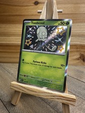 Pokemon SV: Paldean Fates Shiny Rare Toedscool #105/091 Near Mint or Better