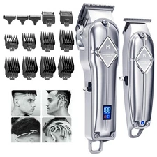 Cordless Hair Clippers Hair Trimmer Barber for Men Professional Shavers Clipper 