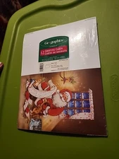 Geographics Santa  Claus Christmas Holiday Cards (Pack of 12) New [#67]