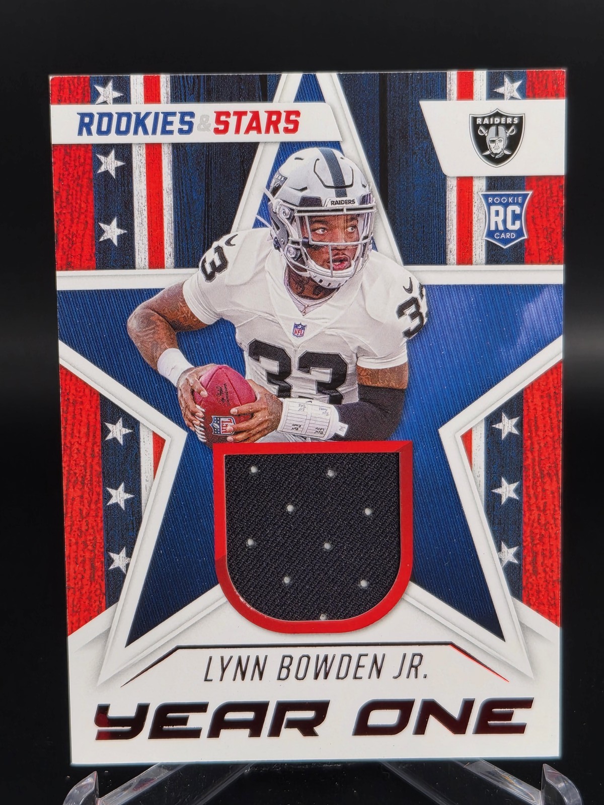 Lynn Bowden Jr. Panini National Treasures Rookie Dual Materials #LB Cyan Printing Plate