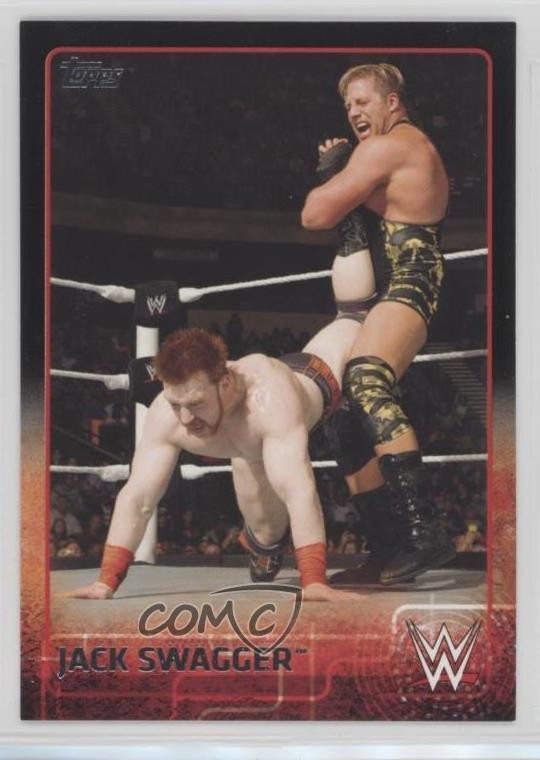 2015 Topps WWE Black Jack Swagger #36 0s5