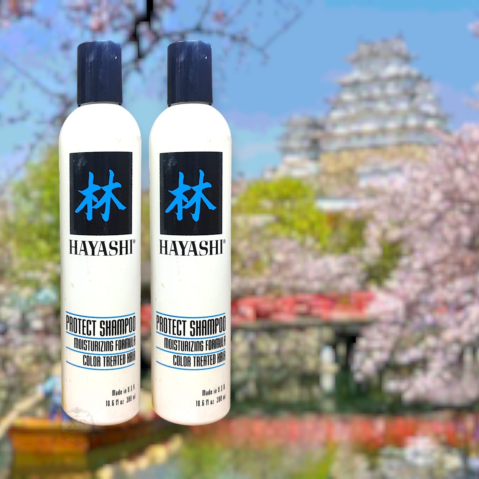 2 ШАМПУНЯ HAYASHI PROTECT С УВЛАЖНЯЮЩЕЙ ФОРМУЛОЙ ДЛЯ ОКРАШЕННЫХ ВОЛОС, 10,6 УНЦИИ