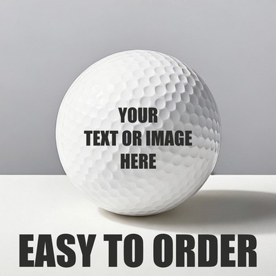 Golfbälle - beliebiger Text oder Bild personalisiert - Geburtstag, Vatertag!!