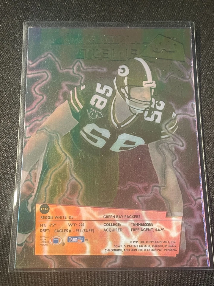 1995 Topps Finest Reggie White Fan Favorite #84 - Image 2 of 2
