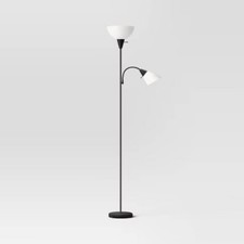 Torchiere with Task Light Floor Lamp - Room Essentials  