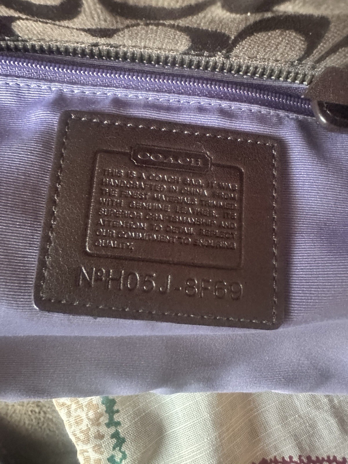 Coach Leather Suede Multicolor Patchwork Tote Sho… - image 5