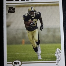 Topps 2004 Rookie Devery Henderson #385 New Orleans Saints NFL Football Card. rookie card picture