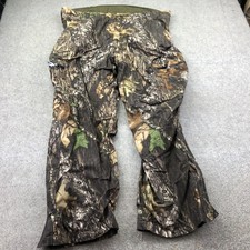 Browning Pants Mens 2XL Brown Mossy Oak Camo Hunting Insulated Polyester Outdoor