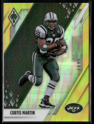 2021 Panini Phoenix #91 Curtis Martin Yellow #/75