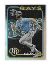 2024 Topps Chrome #163 Jonny Deluca - Lightboard Logo Case Hit SSP