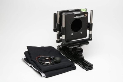 Linhof Kardan GT 4x5 camera, Aluminum case, Cable releases, Very