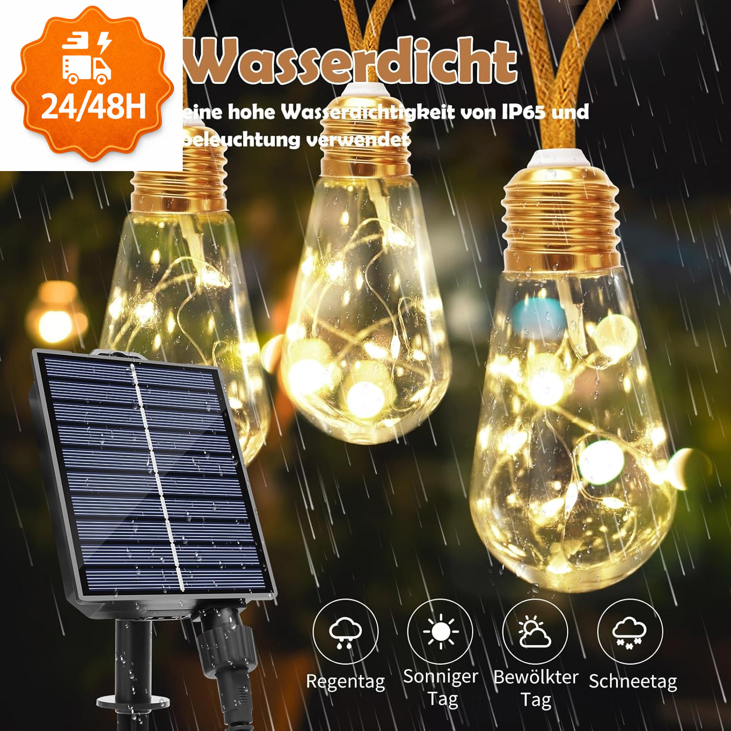 Catena Luminosa Solare Esterna 5M 20LED – Stile Marocchino, 8 Modalità Di Luce, Impermeabile IP65, Per Giardino, Terrazzo, Matrimoni E Feste