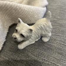 Harvey Knox HK D181C Westie White West Highland Terrier Puppy Dog 4.5". 27013 