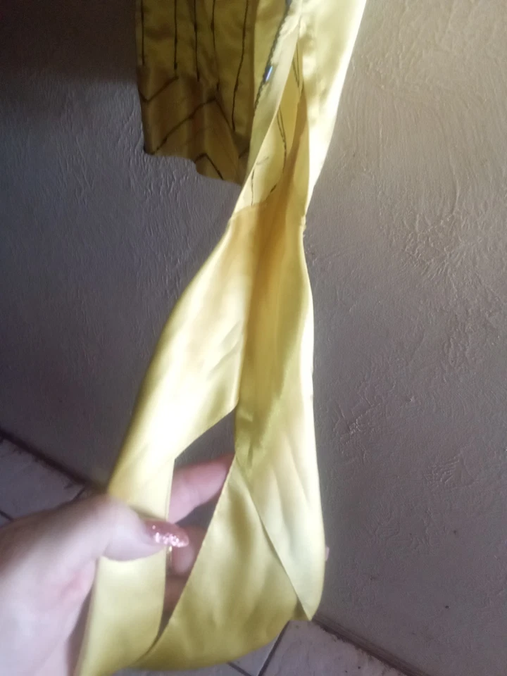 Vtg,Outfit Petite Silk Shell,Beaded & Tie Side Adjustable Strap, Whimsy,Disco - Image 3 of 4