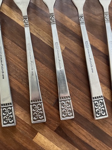 6 Grace Andante Dinner Forks Stainless Japan Andante 7 3/8” Flatware - Picture 12 of 19