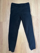 RSQ Boys Elastic Waist Jogger Pants Side Pockets Black Size XL