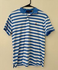 Polo Ralph Lauren Custom Slim Fit Striped Polo Shirt