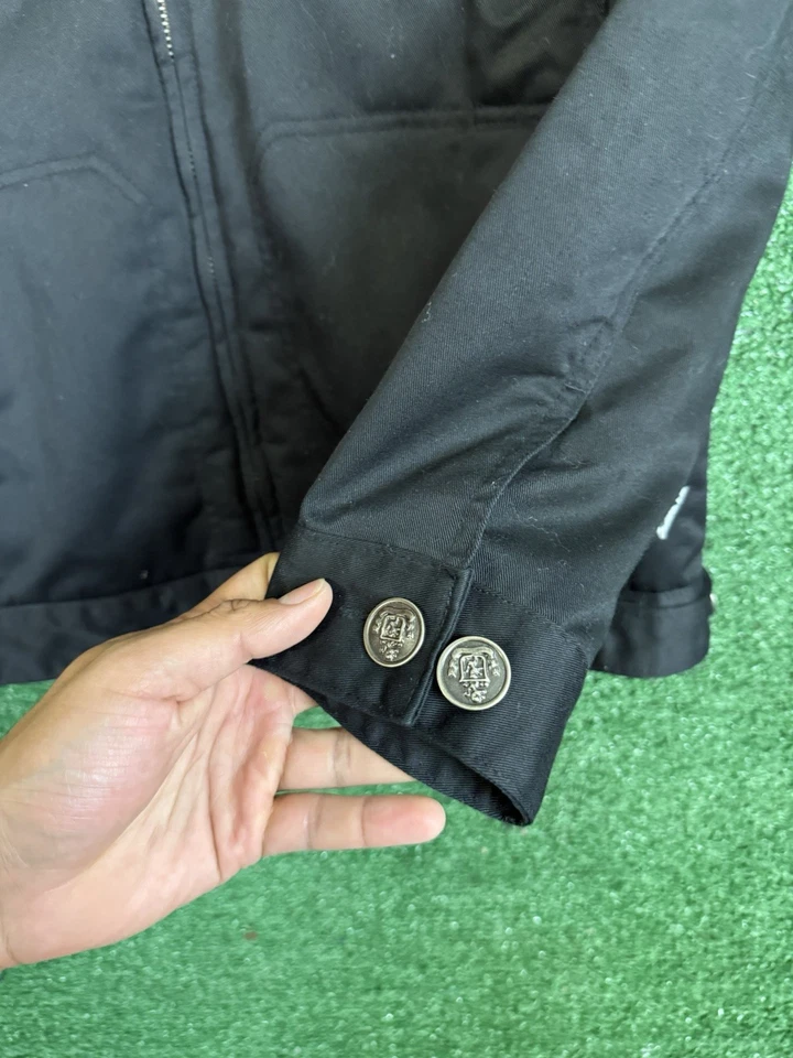 RARE Vurt Men's Full Zip Jacket Coat Art Design Lining Pockets Skater Size M - Image 4 of 4