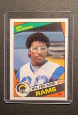 Topps 1984 Topps #280 Eric Dickerson Rams NFC Pro Bowl Rookie Football Card. rookie card picture
