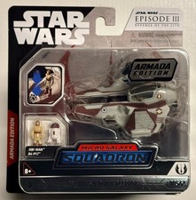 Star Wars Micro Galaxy Squadron Obi-Wan Jedi Interceptor Armada