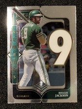 2025 Select Baseball #19 Reggie Jackson NUMBERS 9 Insert Oakland Athletics HOF