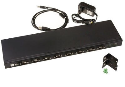 USB-Konverter 8 Port RS232 RACKABLE Schnittstelle RS-232 DB9 INDUSTRIAL RANGE