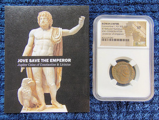 AD 307 337 Roman Empire Constantine I Bi Reduced Nummus NGC VF