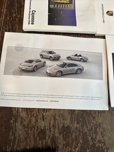 2008 PORSCHE CAYENNE Complete Owners Manual Set With Case For S-Turbo-GTS.OEM. U - Picture 7 of 9