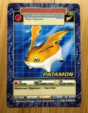 Bandai Digimon Trading Card Series 3 Patamon Bo-113 NM
