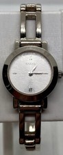 Guess Ladies Watch New Battery Dainty Silver Case One Hand-removable Link