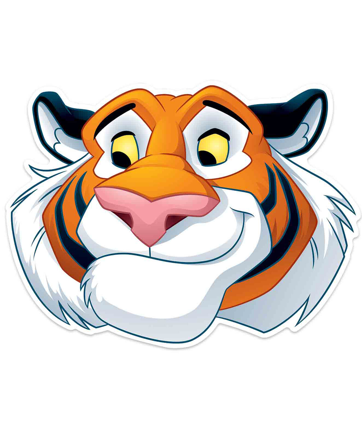 Rajah Tiger Official Disney Aladdin Child Size 2D Card Party Mask