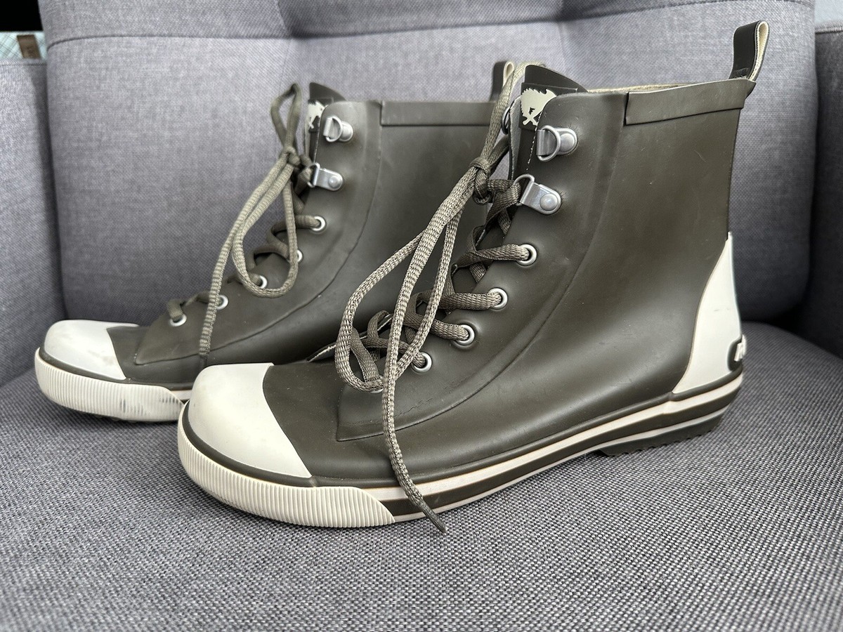 ROCKET DOG WOMEN'S WATERPROOF RAINDROP CHELSEA BOOTS OLIVE SIZE