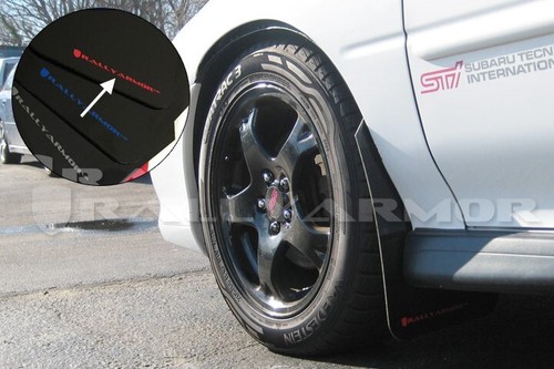 Guardabarros Rally Armor para Subaru Impreza 1993-2001 5 puertas 4 puertas 2 puertas con logotipo rojo - Imagen 4 de 4
