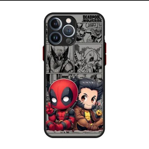 Marvel Deadpool & Wolverine durchsichtige matte Handyhülle für Apple iPhone 16 6,1 Zoll - Bild 11 von 14