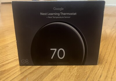 Google Nest Learning Thermostat (4th gen) With 2 Temperature Sensors