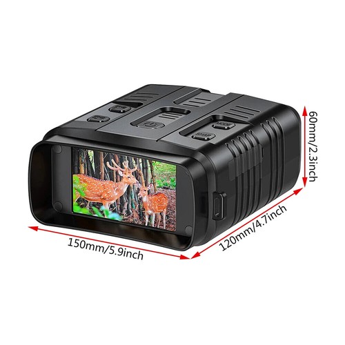 10X Zoom Digital Night Vision Binoculars Device 4K Infrared Night Vision Goggles - Picture 3 of 6