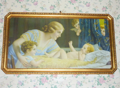 絵画 BABY BABY Fine Art Print - the Newborn Child by Georges De La Tour - Georges