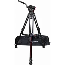 Cartoni Focus 10 Fluid Head Kit w/ 2-Stage Aluminum SmartStop SDS Tripod (100mm)